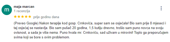 hipnoza protiv pusenja iskustvo