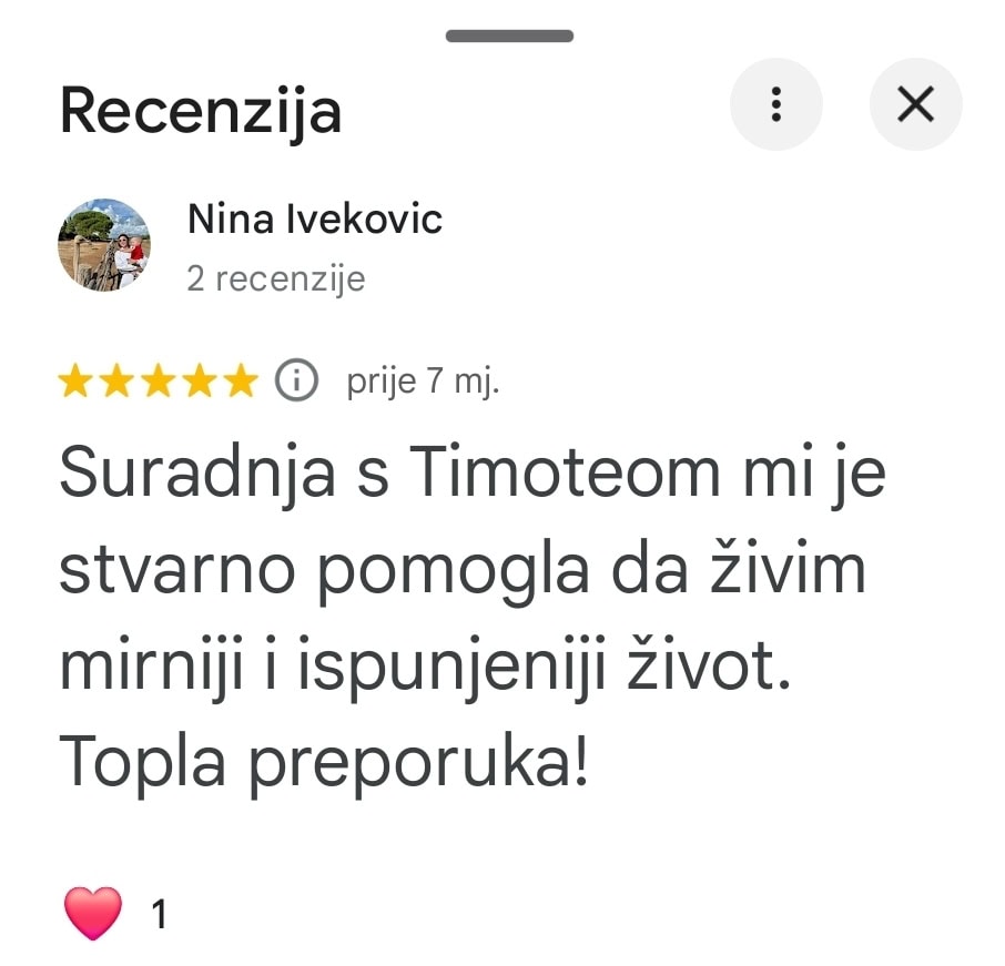recenzija mirniji i ispunjeniji zivot timoteo crnk