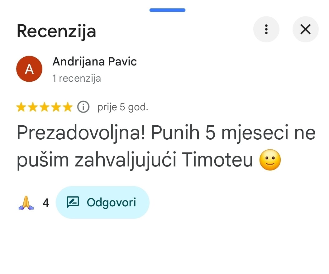 recenzija ne pusim 5 mjeseci timoteo crnkovic 