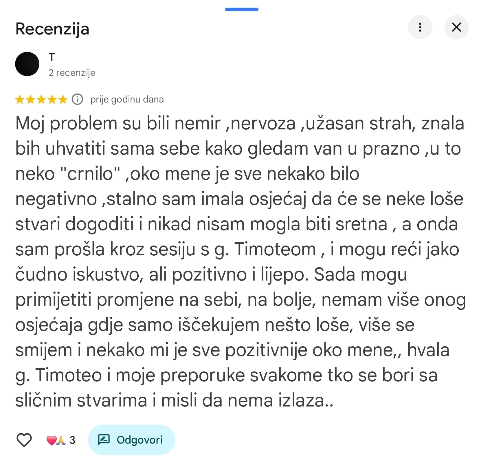 recenzija nemir nervoza strah timoteo crnkovic 