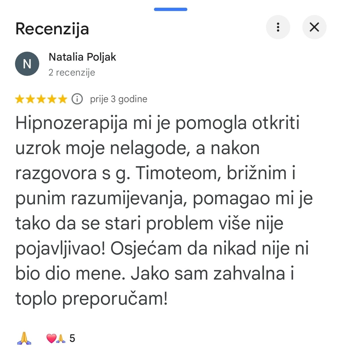 recenzija otkrila uzrok nelagode timoteo crnkovic 