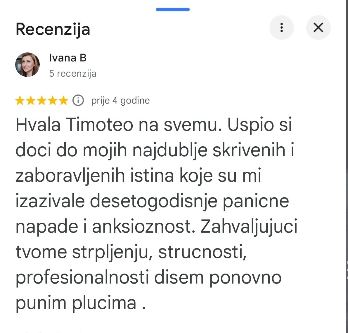 recenzija panicni napadi anksioznost timoteo crnko