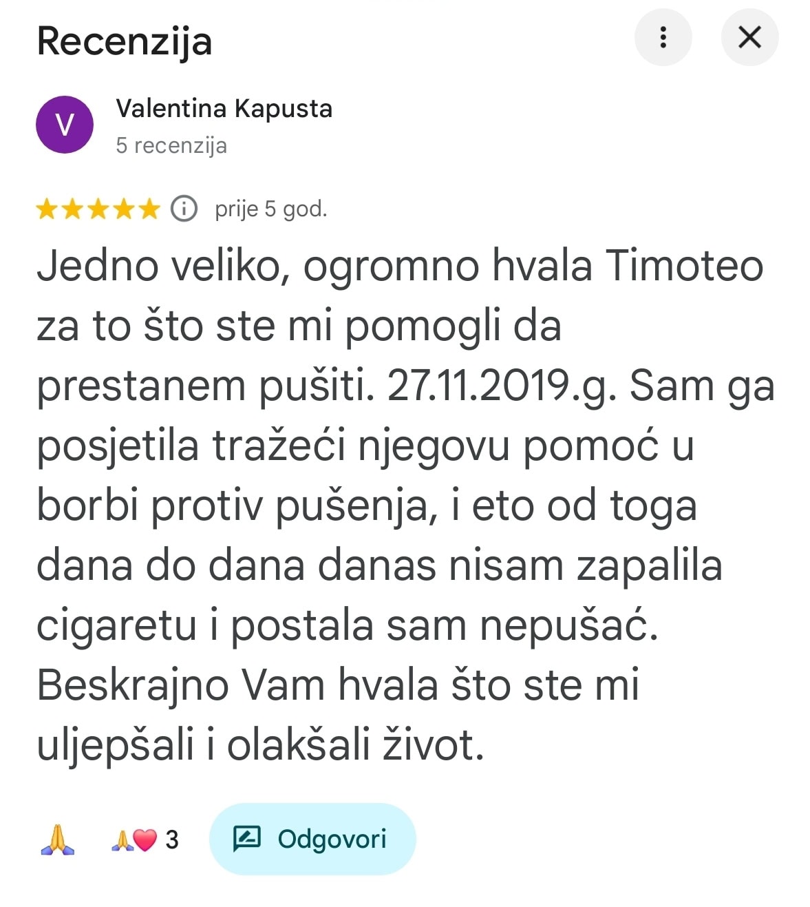 recenzija prestanak pusenja 2019 timoteo crnkovic 