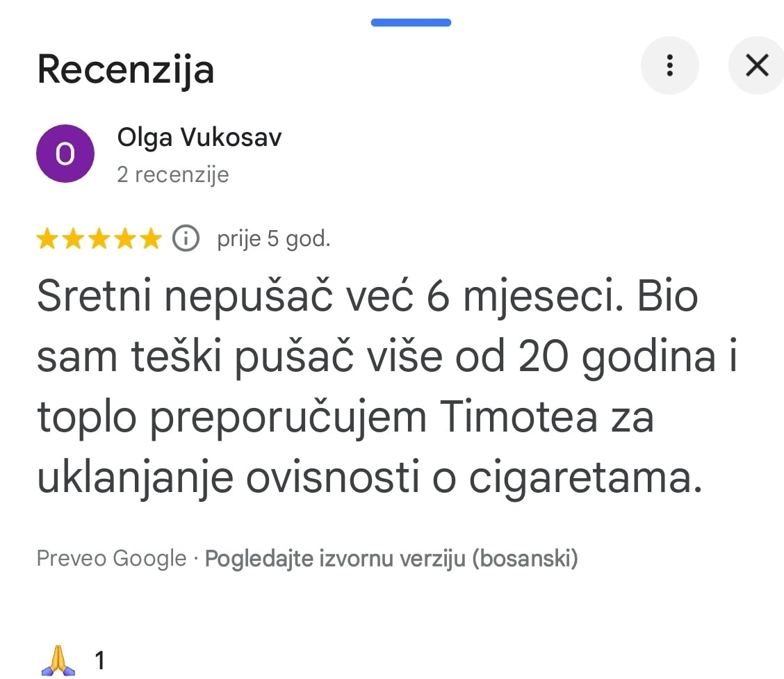 recenzija sretni nepusac 6 mjesec timoteo crnkovic