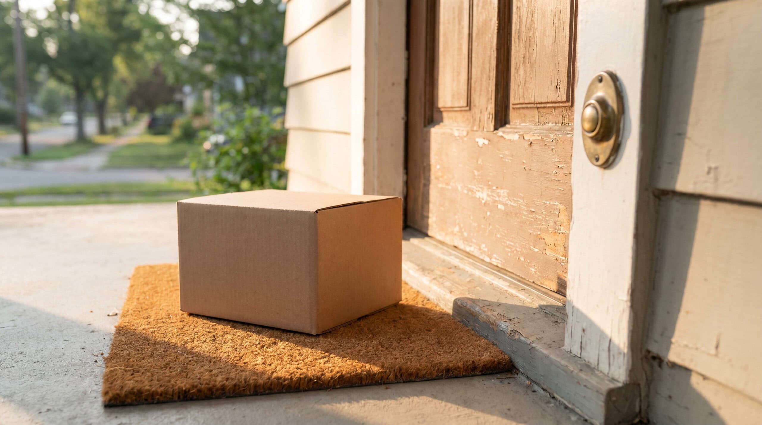 Paket na pragu kao poruka anksioznosti koja se ponavlja dok je netko ne preuzme