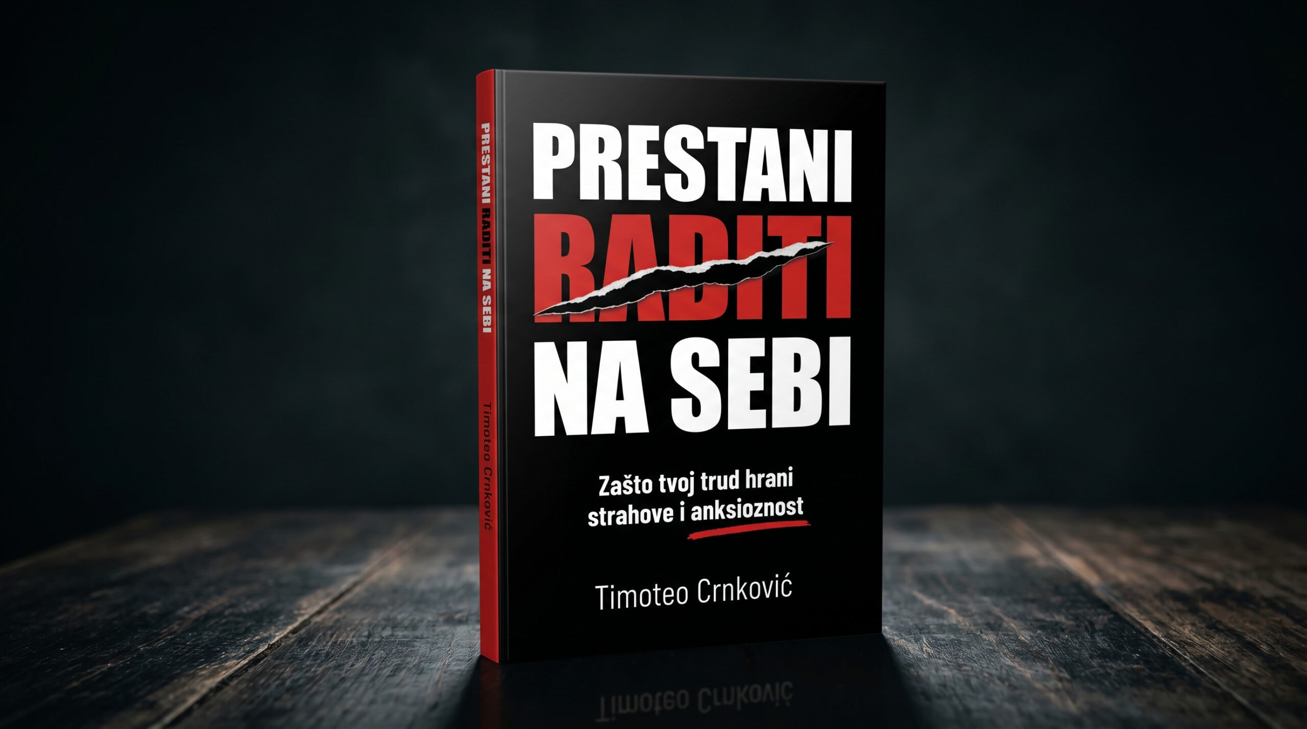 Knjiga Prestani raditi na sebi kao izlaz iz borbe protiv anksioznosti