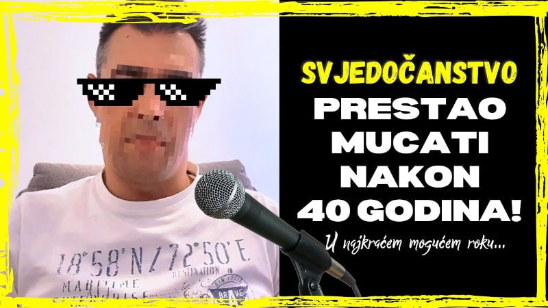 Kako zaustaviti mucanje nakon 40 godina